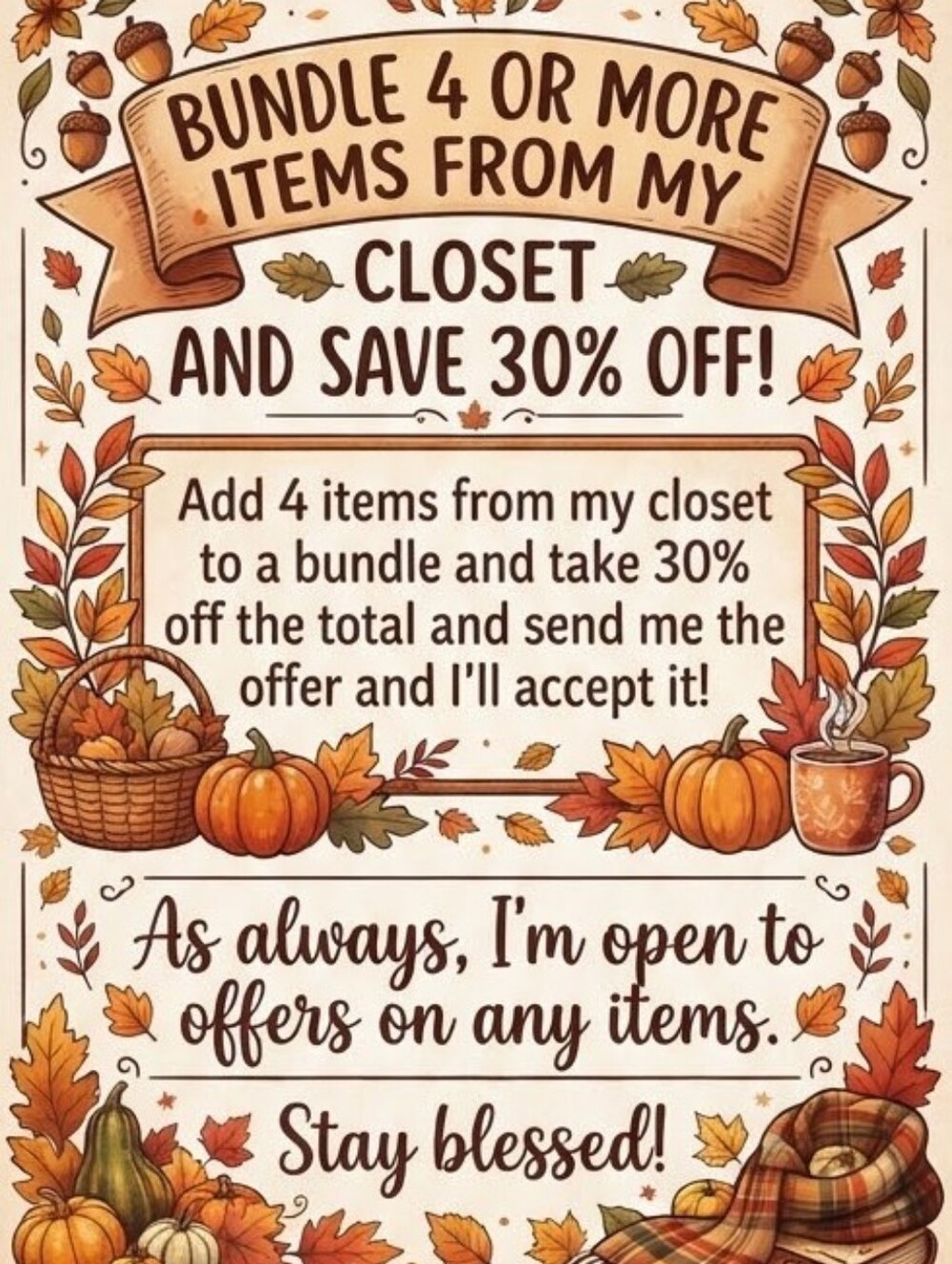 Bundle Items Friday!